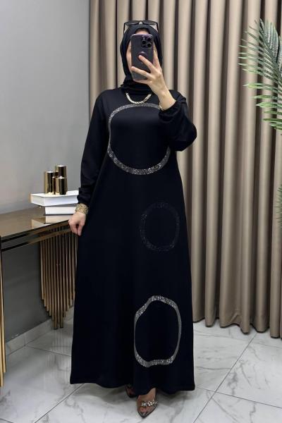 Zahide Abiye Elbise Siyah