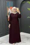 İdil Elbise - mürdüm
