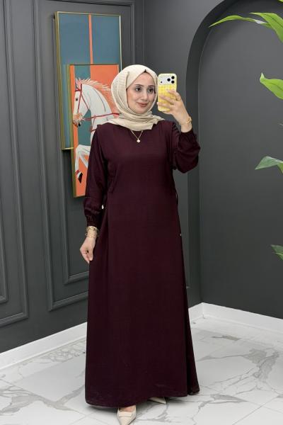 İdil Elbise - mürdüm