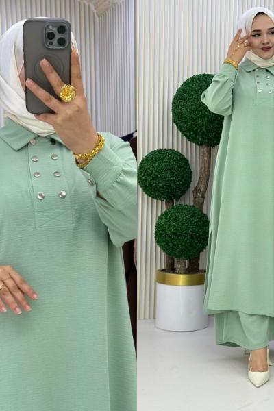 3742 Nisan Takım Mint Yeşili