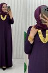 Ahenk Elbise  Mor