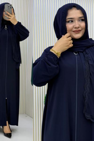 Aksa Namaz Elbisesi Lacivert