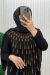 Aydan Elbise  siyah gold