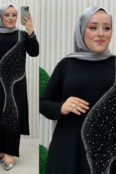 Ayfer Pantolonlu Takım  Gümüş