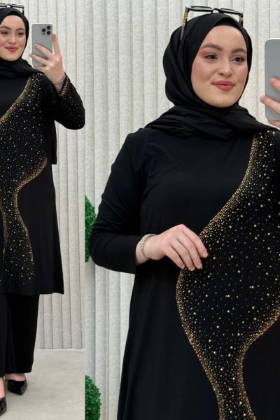 Ayfer Pantolonlu Takım  Gold