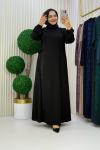 Aygün Kapaklı Ferace  Siyah