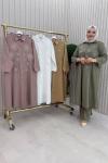 Bengü Pantolonlu Takım Camel