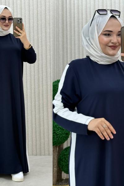 Buğlem Elbise Lacivert