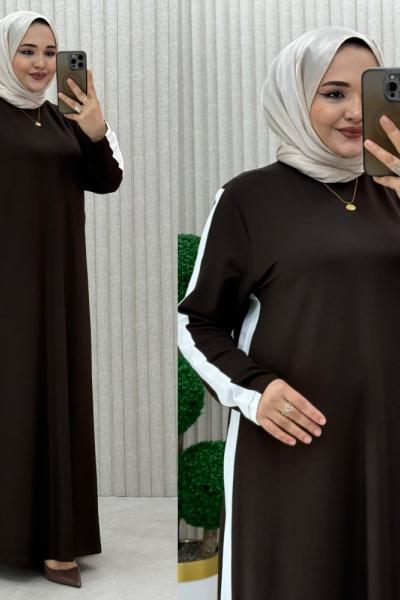 Buğlem Elbise Kahverengi