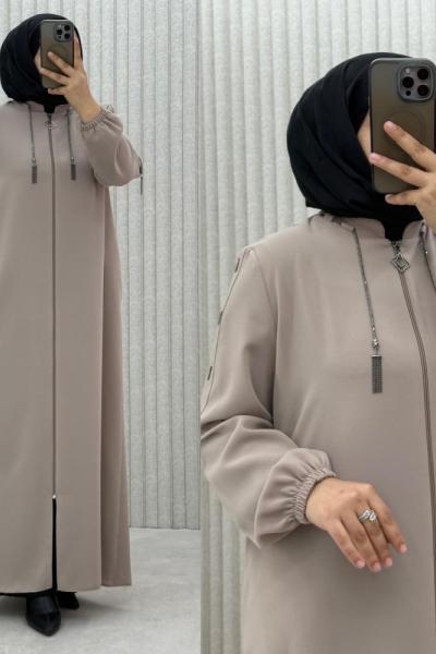 Bukre Ferace Taş Rengi