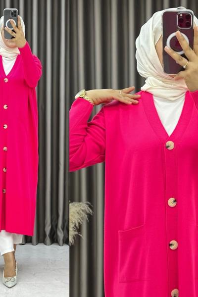 Cevher Hırka  Fuşya