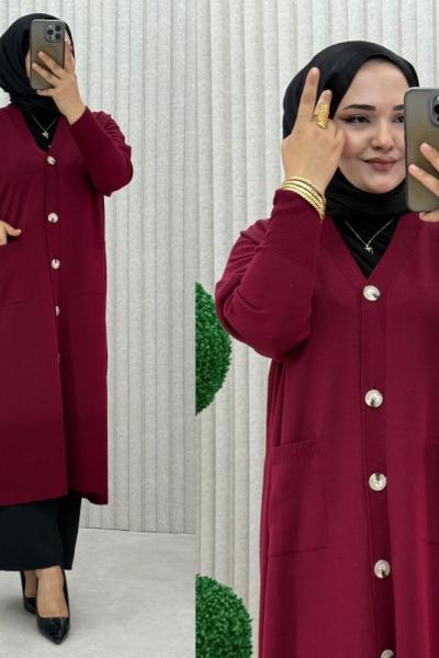 Cevher Hırka  Bordo