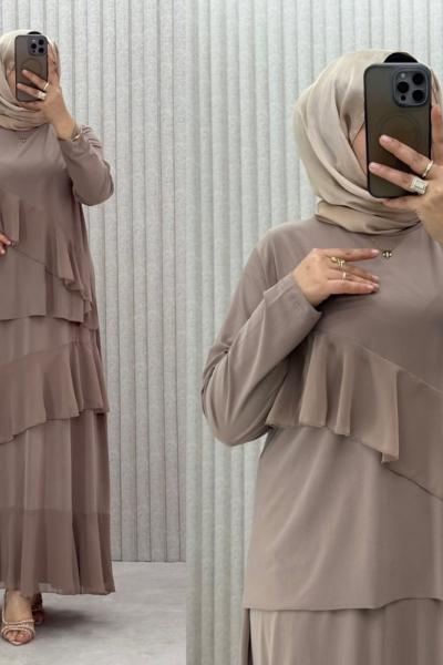 Ceviz Etekli Takım Vizon