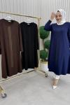 Damga tunik Lacivert