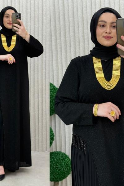 Derya Abiye Elbise Siyah