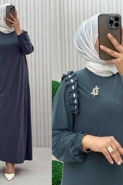 4024 Didim Elbise  Gri