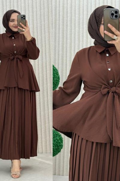 Duxe Takım Kahverengi