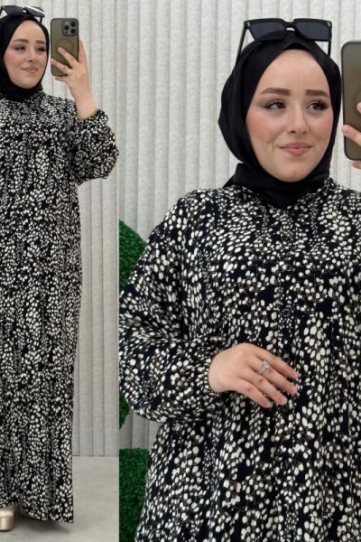 Ecrin Elbise Siyah