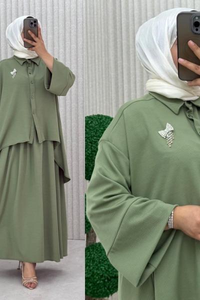 Emine Etekli Takım  Elma yeşili