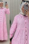 Enise Elbise Pembe