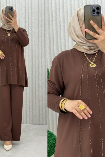 Feriha Takım  Kahverengi