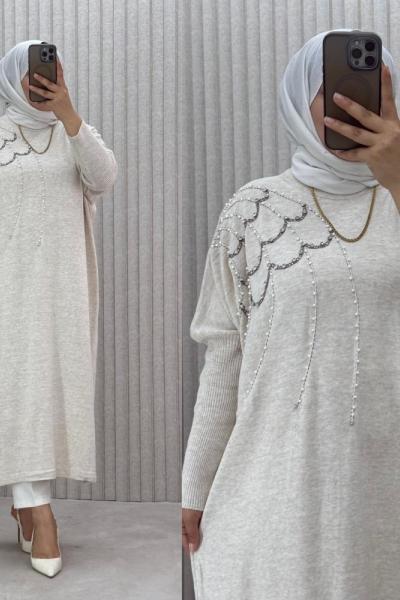 Fidan Tunik Taş Rengi