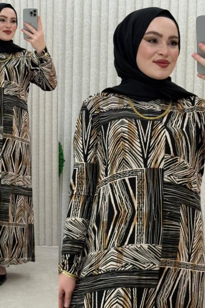 Filiz  Elbise  Siyah
