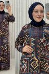 Filiz  Elbise  siyah-etnik
