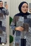 Filiz  Elbise  Lacivert