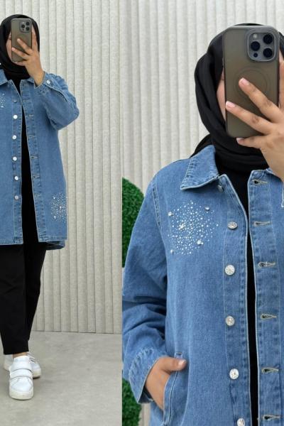 Firaz Kot Ceket  Mavi