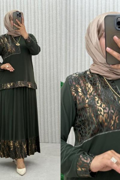 Funda Etekli Takım  Haki