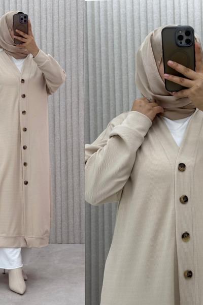 Gufi Hırka Taş Rengi