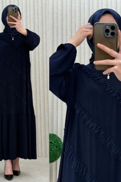 Gülay Elbise Lacivert