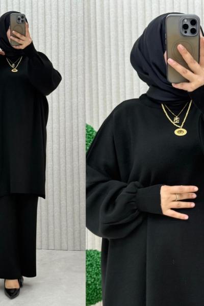 Gülsenem Büyükbeden Takım  Siyah