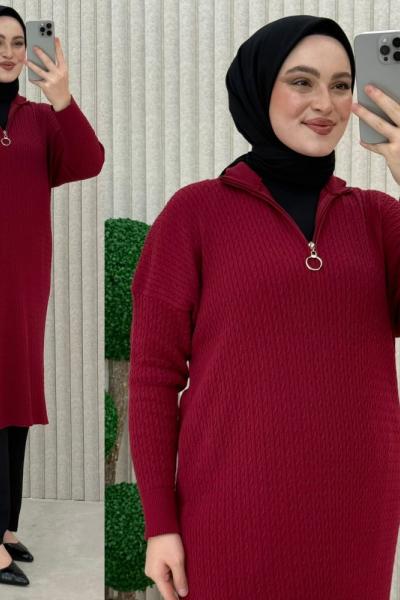 Jale Tunik  Bordo