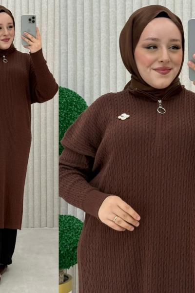 Jale Tunik  Kahverengi