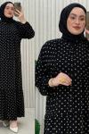 Karla Elbise Yeni siyah vizon
