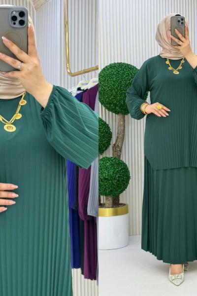 Kehribar Takım Zümrüt