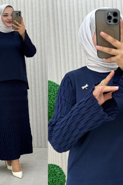 Kelebek Etekli Takım  Lacivert