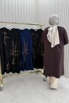 Kobra tunik siyah gold