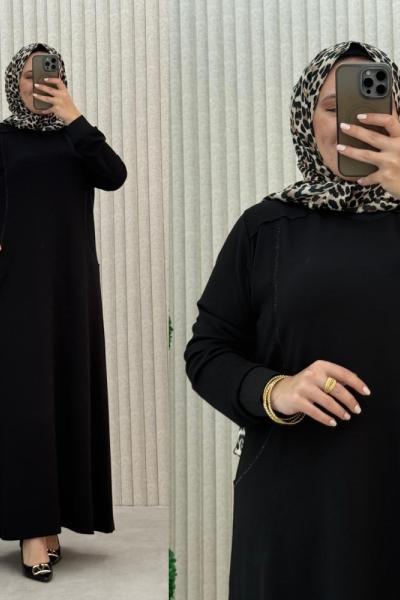 Lalezar Elbise Siyah