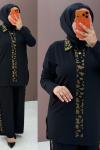 Lome Pantolonlu Takım Siyah