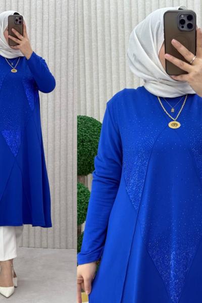 LUDA TUNİK  Saks Mavisi