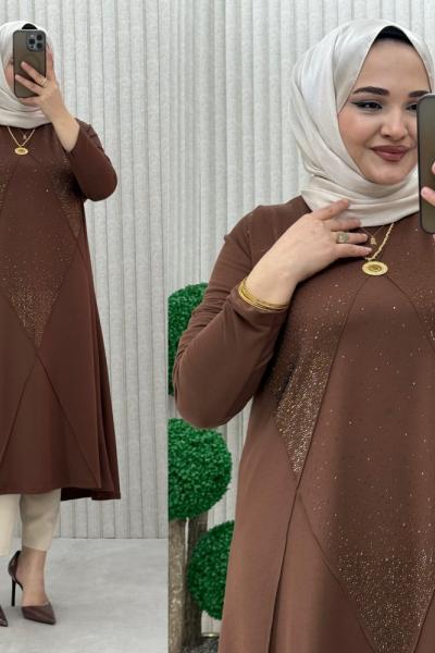 LUDA TUNİK  Kahverengi