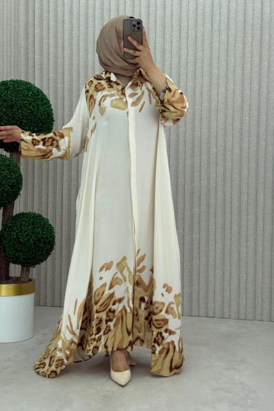 Mango Elbise Ferace Beyaz