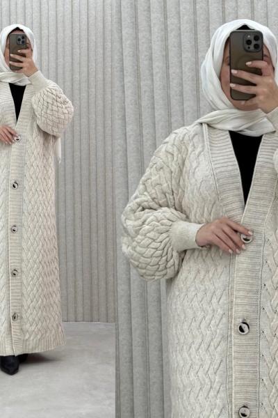 Maya Hırka Taş Rengi