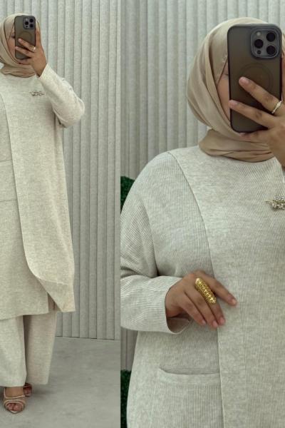 Melek Panço Takım Taş Rengi