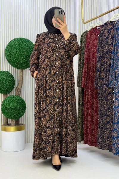 3911 Meral Elbise Siyah