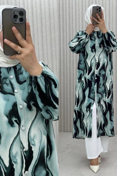 Nida Takım Mint Yeşili