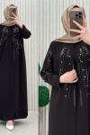 Nurbanu Abiye Elbise Acı Kahve